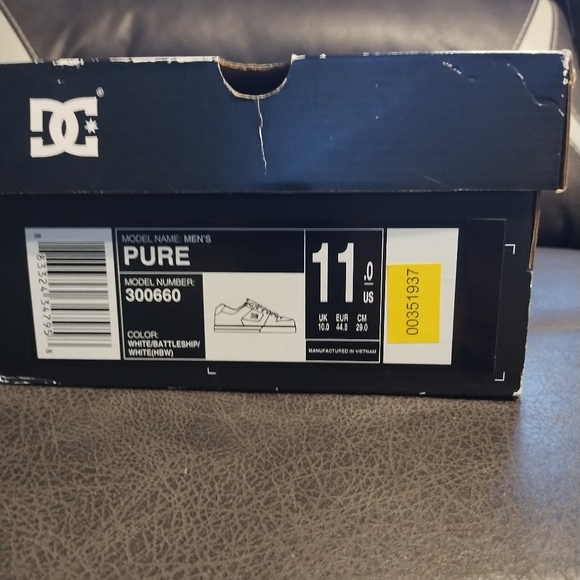 MEN'S DC PURE SUSTAINABLE SKATE SHOES - Picture 8 of 8